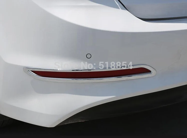 Хромированная Хвостовая лампа заднего противотуманного фонаря накладка ободок