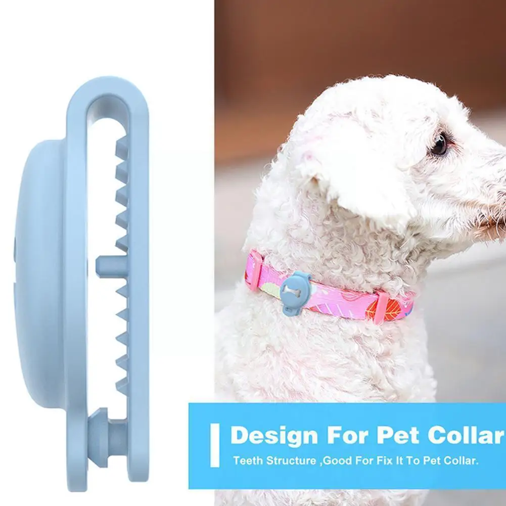 

Adjustable Silicone Protective Gps Tracking Pet Loop Holder For Airtag Dog A0m2