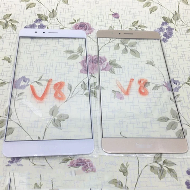 10 шт./лот Передний сенсорный экран стеклянная внешняя линза для Huawei Honor V8 KNT-AL10