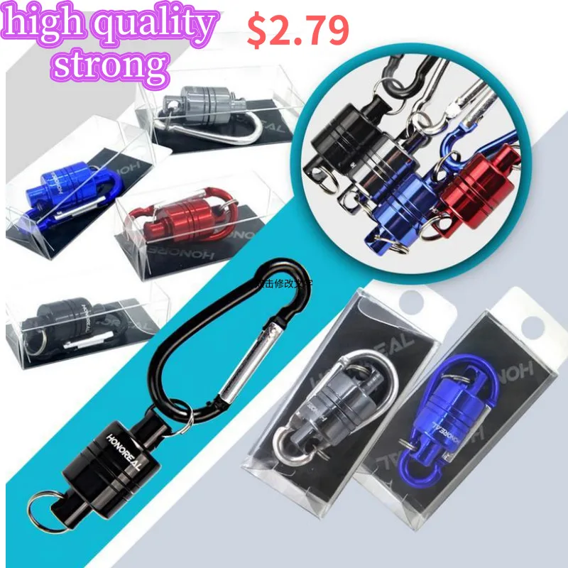 Крепкий Магнитный карабин портативное снаряжение для рыбалки на открытом