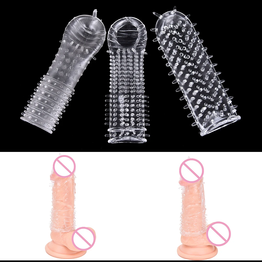 New Увеличение для мужчин t презерватив с длинным рукавом пениса Мужской спрей