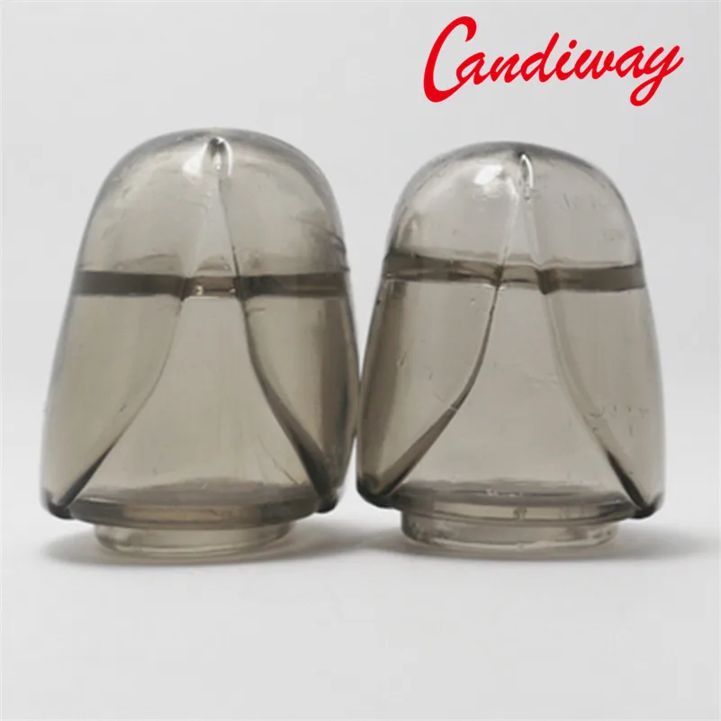 Силиконовые многоразовые насадки на пенис Candiway удлинитель с презервативом