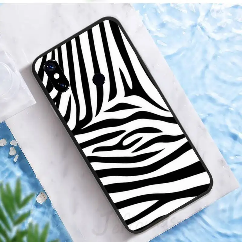 

Zebra print clip art animal Phone Case For Xiaomi Mi A1 A2 5 6 6PLUS 8 9 SE Lite MIX 2 2S MAX 2 3 Pocophone F1