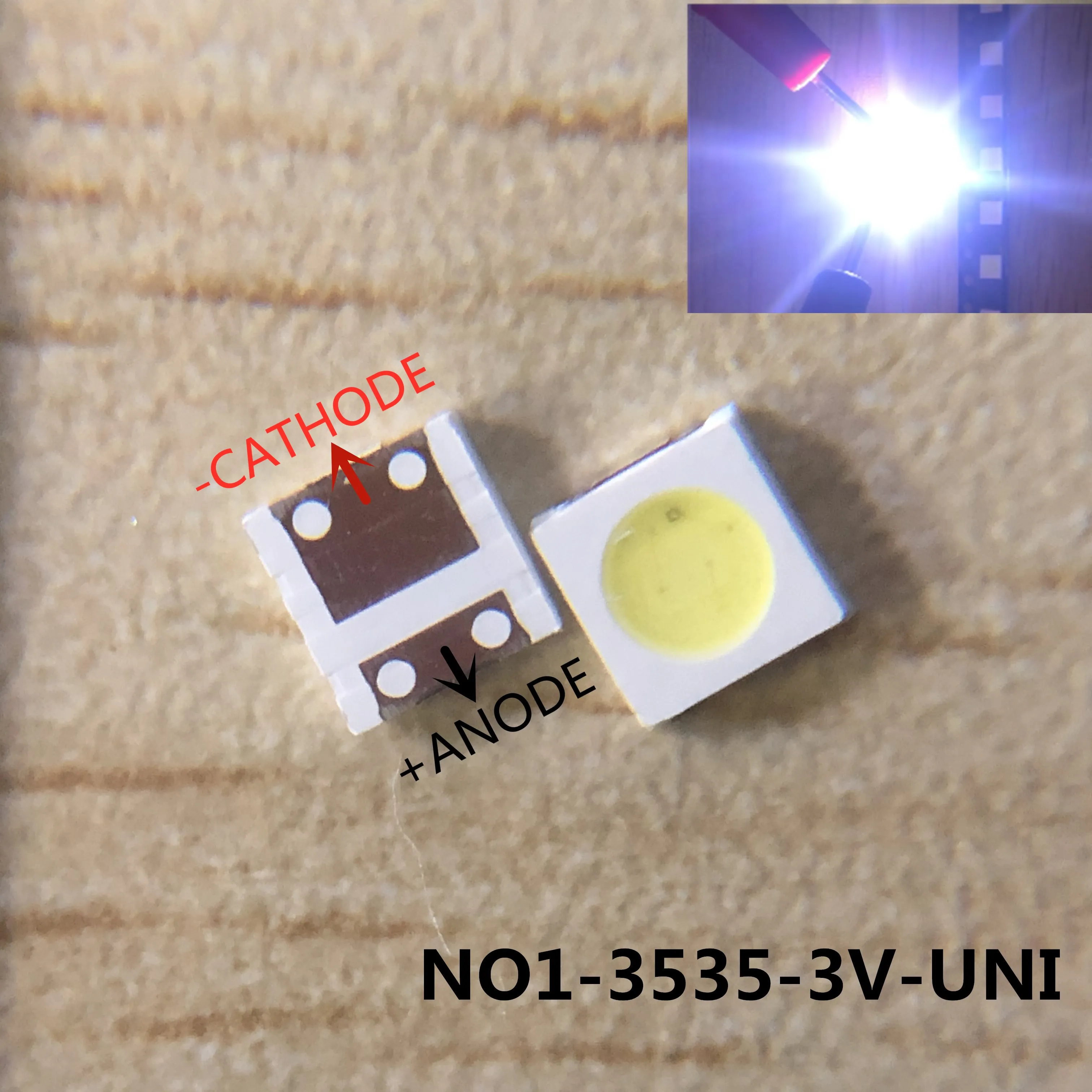 Оригинальный светодиодный ЖК экран для телевизоров LG Сеул Sharp Uni Samsung Lumens 2 Вт 6 В/1 3