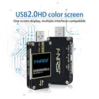 USB-тестер ATORCH FNB38, измеритель напряжения тока QC4 + PD3.0 2,0 PPS, протокол быстрой зарядки, детектор емкости