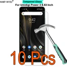 10 шт.лот для Umidigi Power 3 Power 3 6,53 дюйма твердость 9H 2.5D Закаленное стекло Защитная пленка для экрана