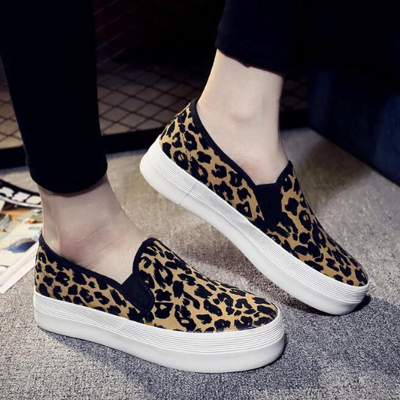 

OKKDEY 2020 New Fashion WoMan Leopard cotton Fabric Shoes WoMan Slippers WoMan Loafers Woman's casual Shoes