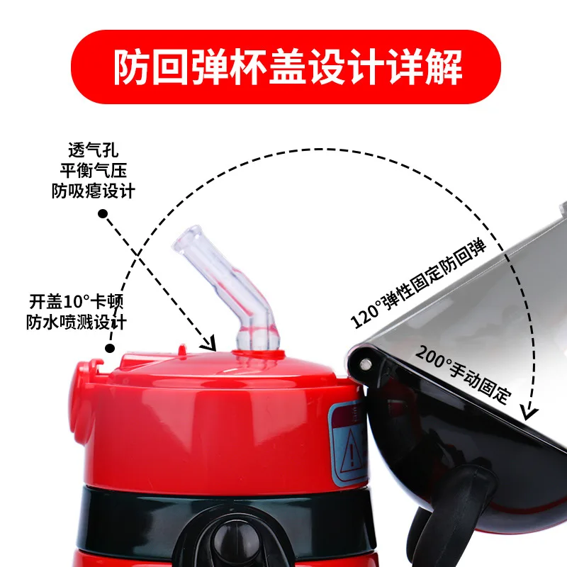 Детский термос из нержавеющей стали с мультяшным принтом | Дом и сад