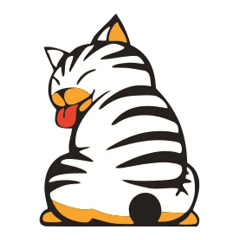 Наклейки на заднее ветровое стекло наклейки в виде кота творческие Мультяшные