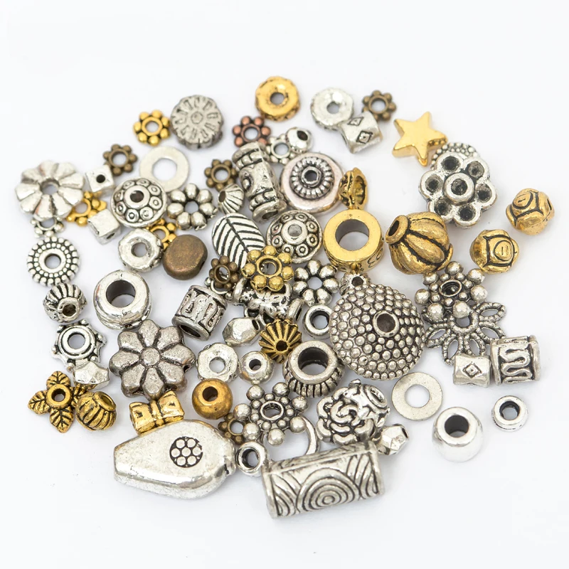 75-90 шт. металлические бусины для изготовления ювелирных изделий | Украшения и