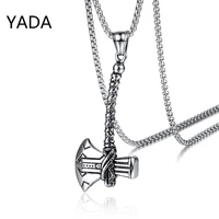 yada vintage tomahawk presentsnecklace for men women jewelry statement necklaces handmade tomahawk axe necklace gifts se210114