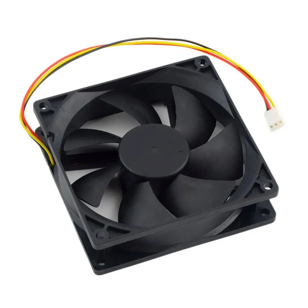 

1pc 12V 3-Pin 9cm 90 x 25mm 90mm CPU Heat Sinks Cooler Fan DC Cooling Fan 65 CFM High Quality Fast Free