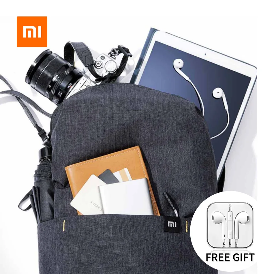 Рюкзак Xiaomi Mijia компактный городской рюкзак унисекс для спорта и отдыха объем 10