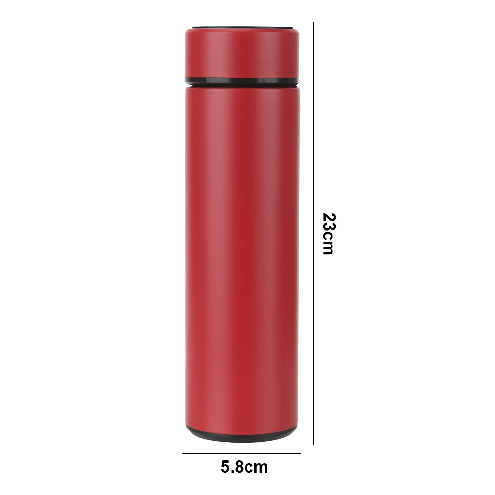 

Thermos Smart Insulation Cup 500ML Intelligent Stainless Steel Temperature Display Coffee Cup Water Bottle IPX7 Waterproof