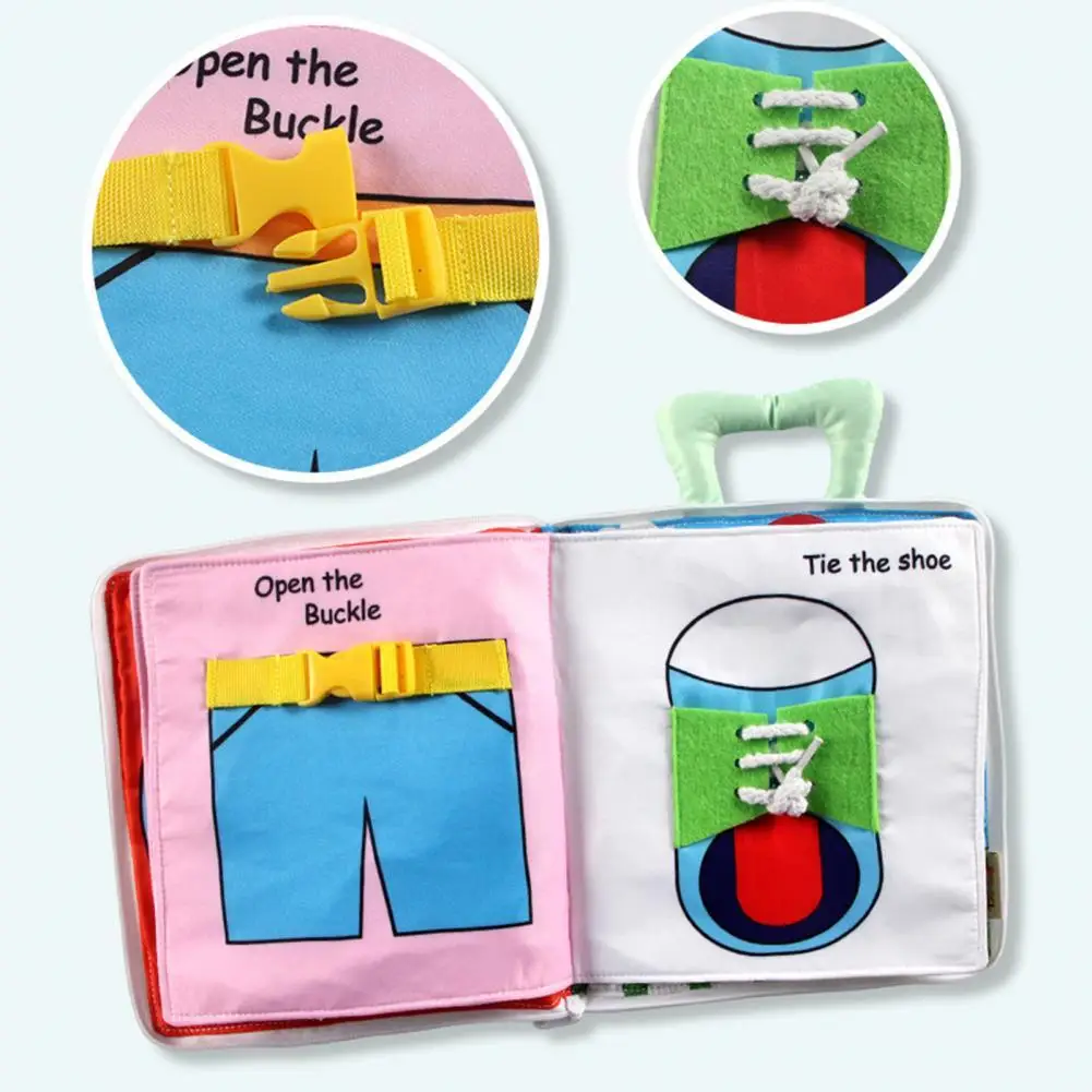 

Crinkle Book Hangeable Inspire Imagination Polyester Infants Traffic Cloth Book for Indoor