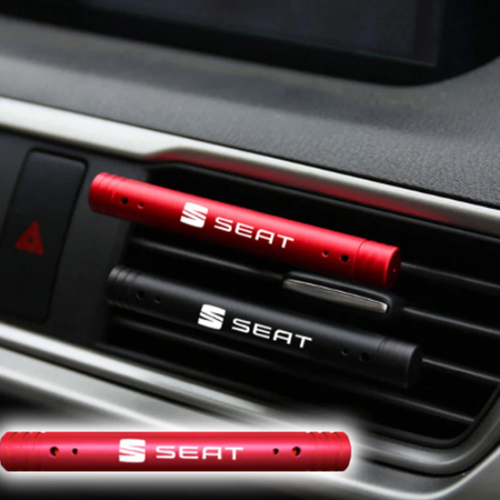 

Car Interior Freshener Air Outlet Perfume Vent Clip Air Conditioning Balm For SEAT Leon Ibiza Alhambra Exeo Altea Arona Ateca
