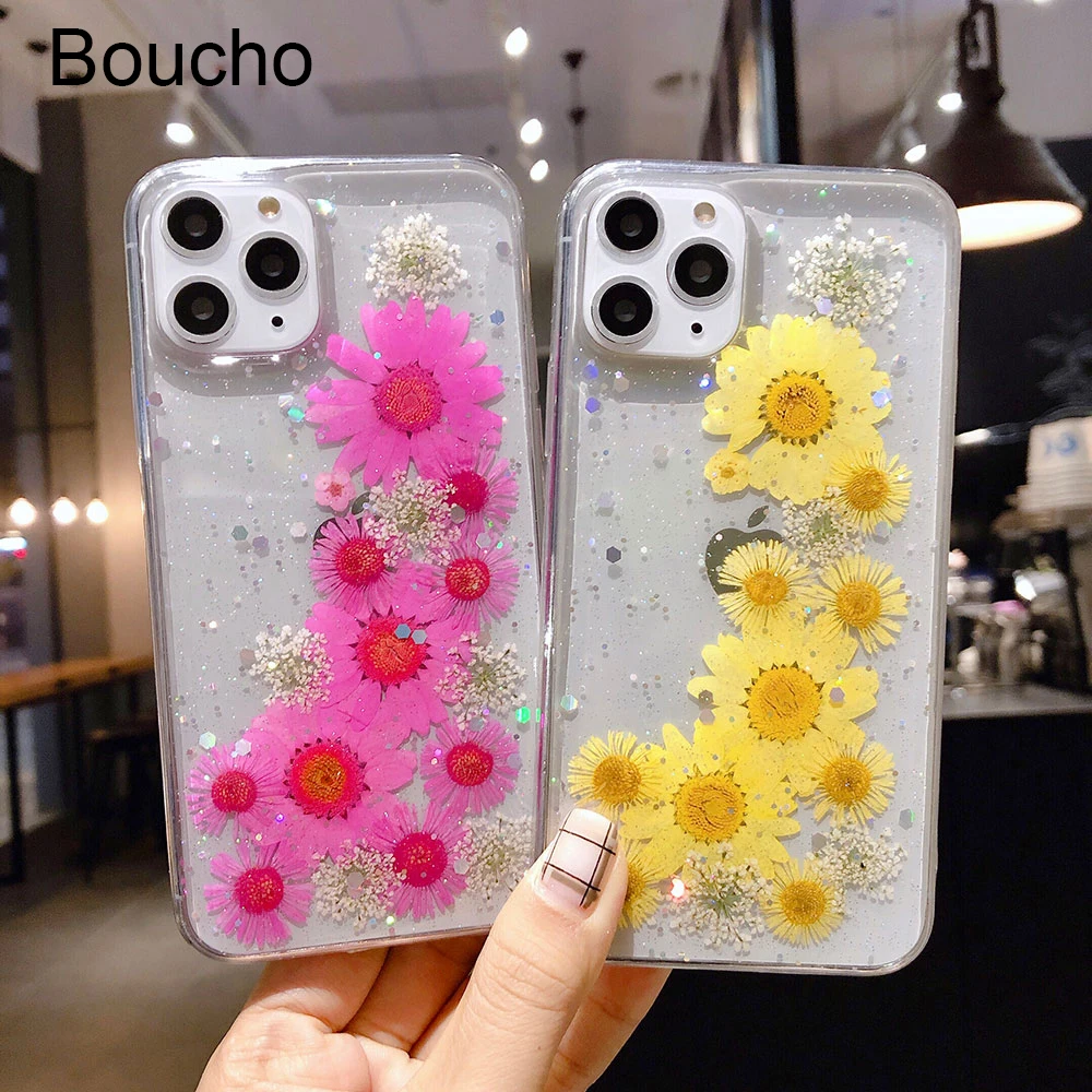 Прозрачный чехол Boucho для iphone X XS Max XR 11 pro 11Pro 8 7 6 6S Plus SE SE2 2020 цветной мягкий телефона