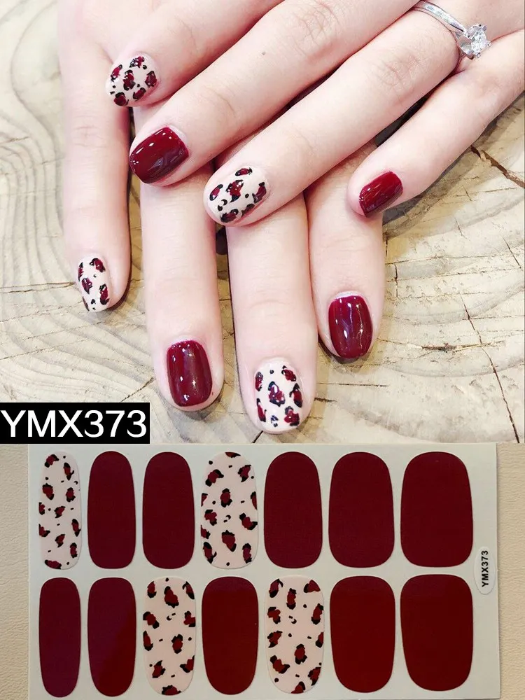 1PC Nail art Full-Cover Sticker Sheet 14tips Polish New Designs YMX369-389 | Красота и здоровье