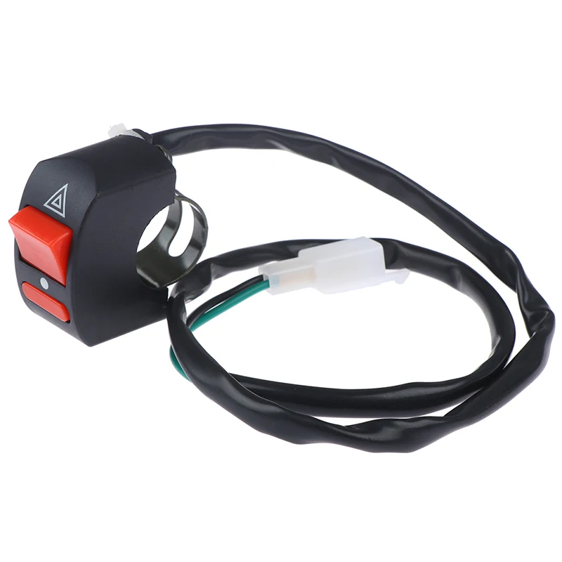 1 шт. Универсальный руль мотоцикла Пламенный переключатель кнопка вкл. Выкл. для