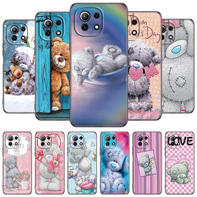 Чехол для телефона Tatty Teddy Bear Xiaomi Mi Redmi POCO X3 NFC GT F3 M3 10T 11T 7 7A K20 K40 Pro 11i A2 11 Lite CiVi черный