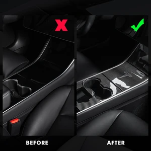 Model 3 Central Control Panel Stickers For Tesla Model 3 /Y 2020-2017 Center Console Accessories For Tesla Model Y