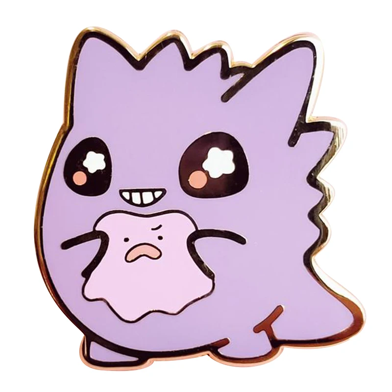 Розовая эмалированная булавка | Украшения и аксессуары