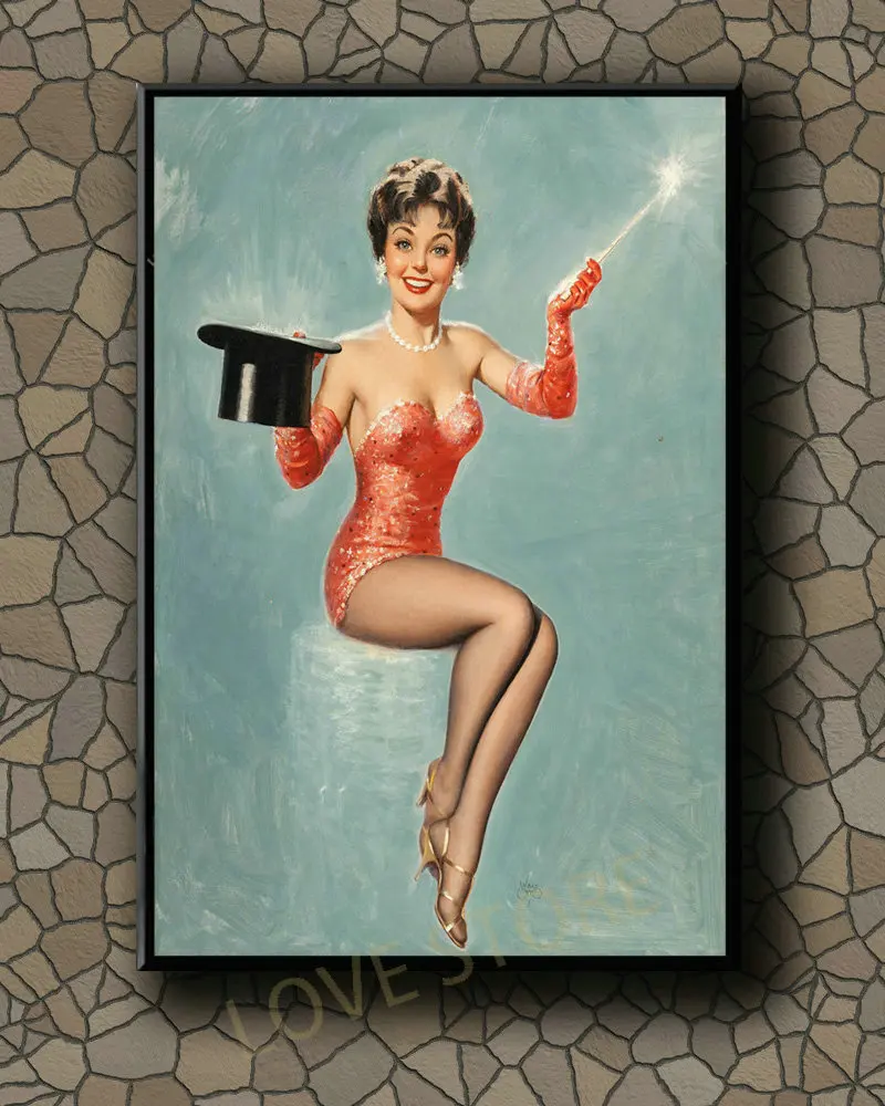 

P339 винтажный красивый постер для девочек Классическая картина 468 шелковая ткань постер Искусство Декор внутренняя Окраска Подарок