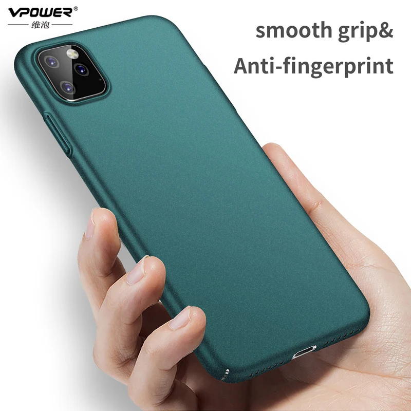 Ультратонкий Твердый матовый защитный чехол Vpower из поликарбоната для Apple iPhone 11 Pro