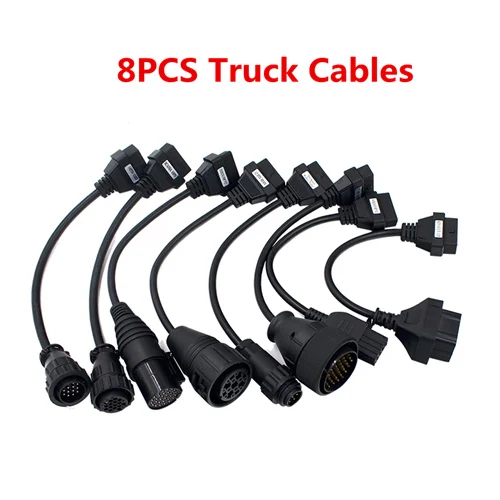 Truck Cables OBD2 Multidiag Pro+ с OBDII Bluetooth двойная плата Pro Plus Bluetooth 2016R1,1 бесплатно Keygen 9421A полный автомобиль/Грузовик Кабели - Цвет: Truck Cables