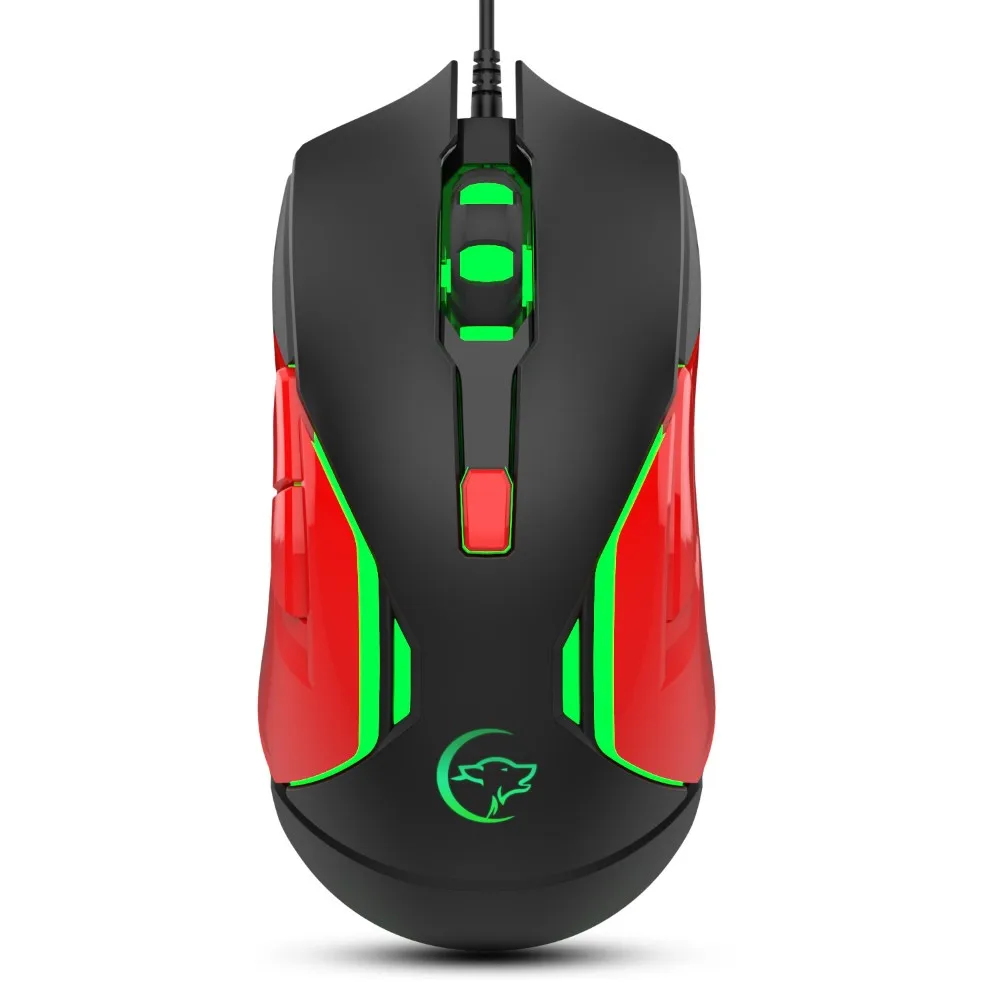 

YWYT G837 Wired Gaming Mouse 4 Adjustable DPI 3200DPI USB Gaming Optical Mouse with Colorful Breathing Light for PC
