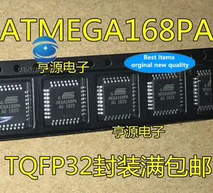 5PCS ATMEGA168PA-AU ATMEGA168V-10AU ATMEGA168PB-AU QFP32 in stock 100% new and original