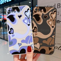 love heart case for huawei p50 pro p30 p40 lite cover silicone cases honor 50 20 9x 8a pro 20s lens protective bumper honor50