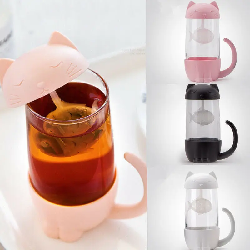 Чайное ситечко в стиле милых кошек и собак чашка для заваривания кружка