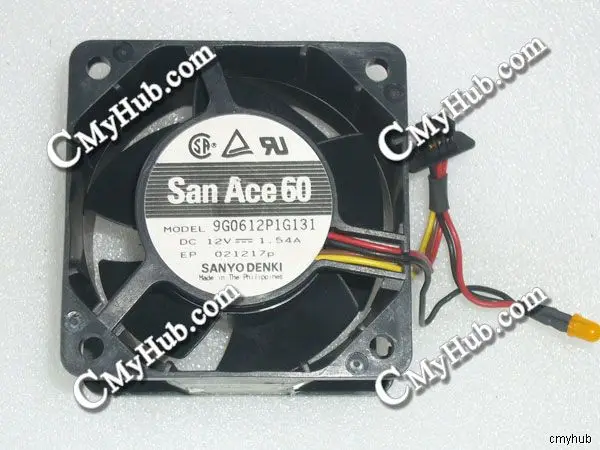 Для SANYO DENKI 9G0612P1G131 DC12V 1.54A 6038 6 см 60 мм 60x60x38 контактный 5 проводной охлаждающий