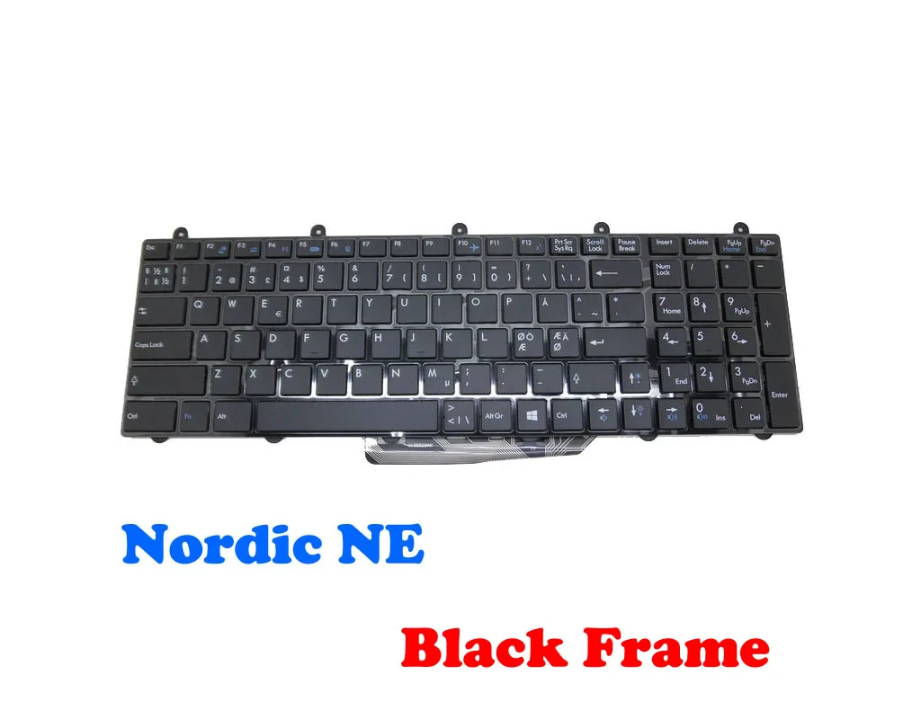 US NE IT клавиатура с подсветкой для MSI GE60 2 шт. 2PE 2PF 2PG 2QD 2QE 2QE-Wi781 MS-16GF английский