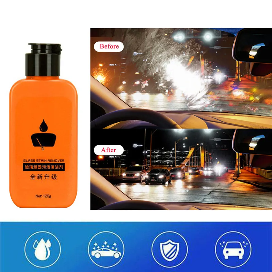 Новый 1 шт. 120 мл автомобильный стеклянный масляный Съемник пленки жевательная