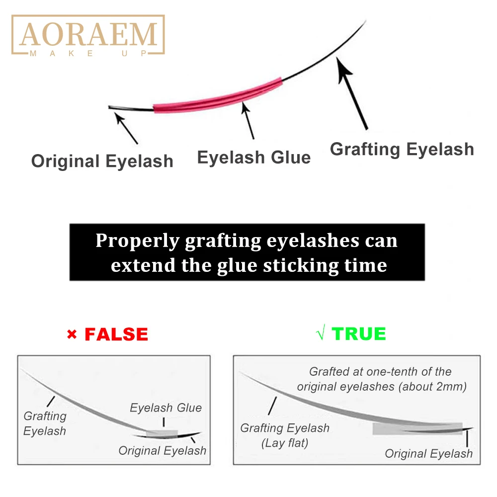 

AORAEM 5ML Glue For Eyelashes Grafting False Eyelash Makeup Adhesive Eye Lash Glue Cosmetic Tools Long Lasting Lashes Extension
