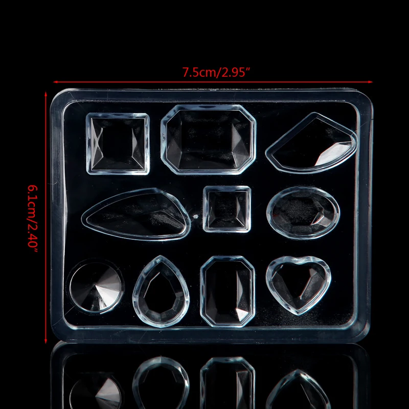 

Geometric Jewelry Mold Pendant Earring Silicone Resin Craft Making Tool Handmade