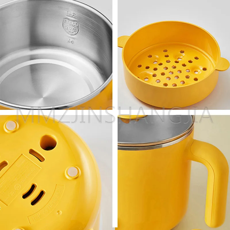 Stainless Steel 1.2L Multi Cooker Portable hot pot Steamer Pan to Multicooker One Pot Rice Electric | Бытовая техника