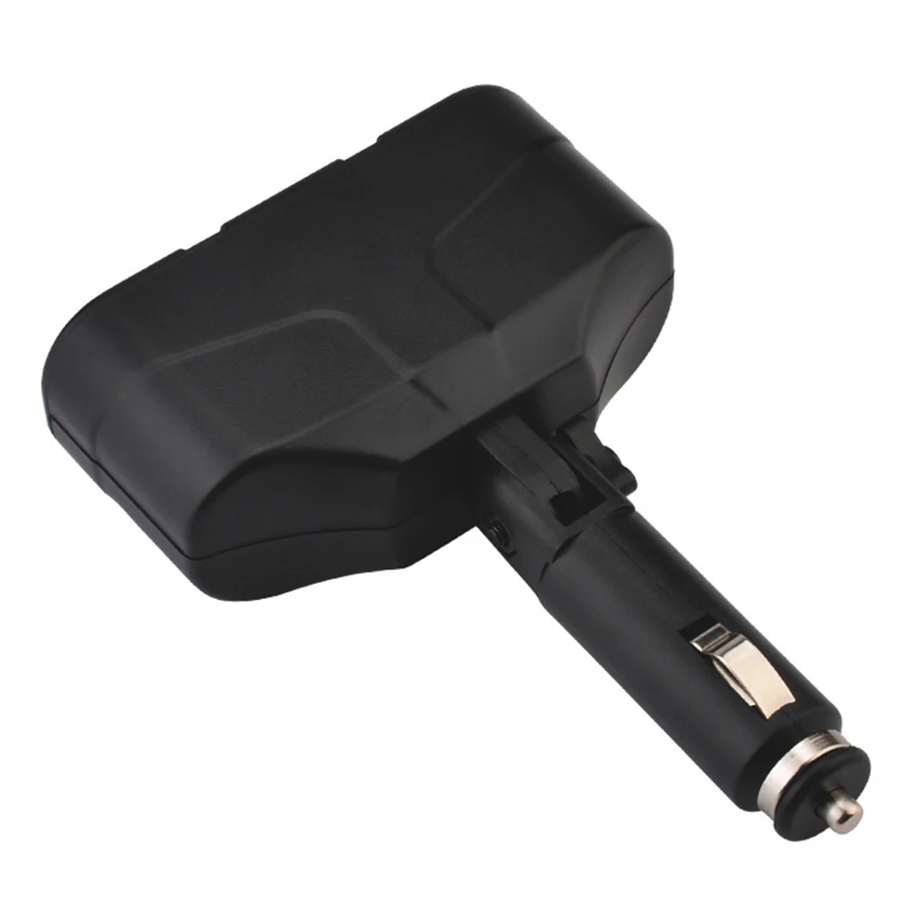 

Folding Dual USB Ports Cigarettes Lighter Outlet Quick Charging Car Charger Adapter Auto Vehicle Charger For Smart Phone/Tablet