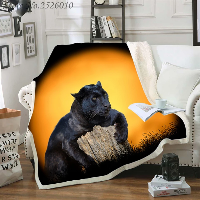 

Плед тигр, Лев, Леопард 3D бархатное плюшевое одеяло покрывало для девочек шерпа покрывало на диван покрывало для путешествий 02