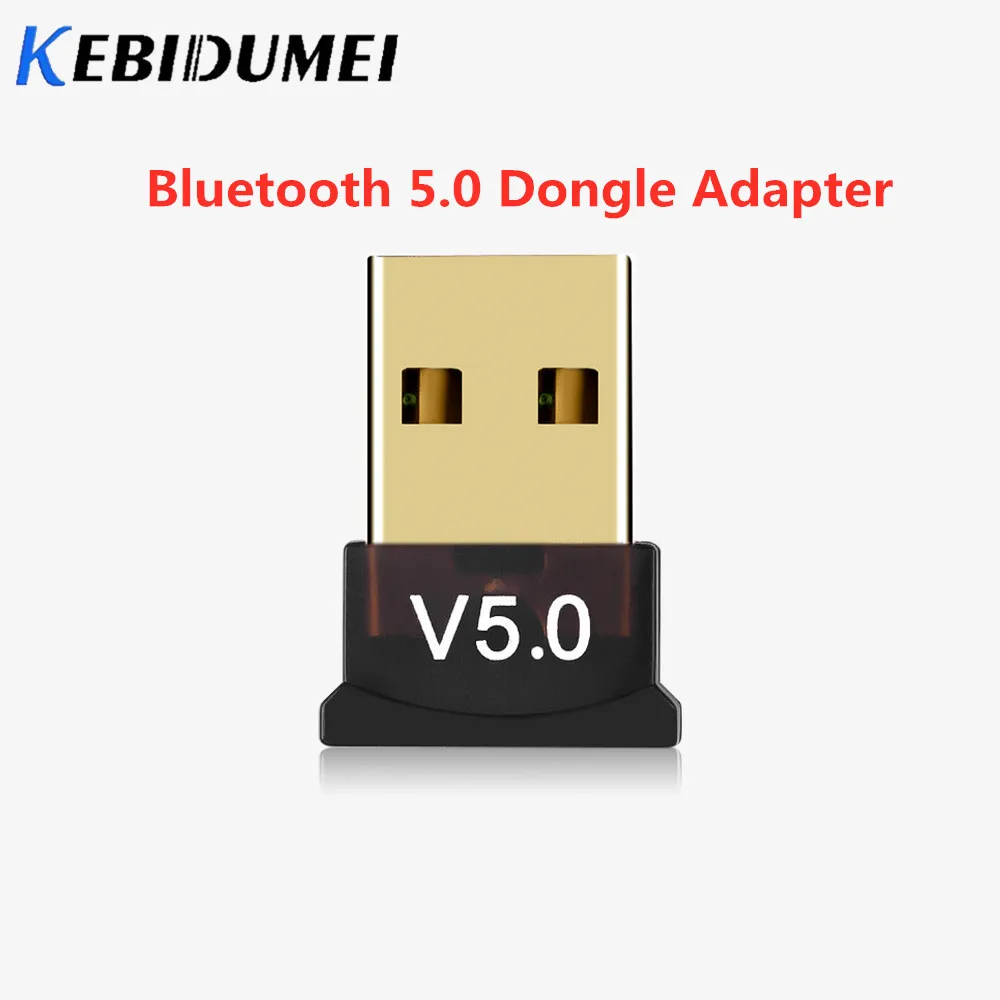 USB адаптер Kebidumei Bluetooth 5 0 для компьютера ПК беспроводной usb передатчик музыкальный