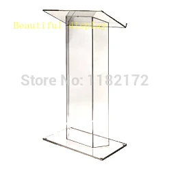 Школьный прозрачный пластиковый подиум для церкви модельный акриловый