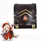 Популярная игра Genshin Impact Klee рюкзак сумка Kawaii Наплечная Сумка плюшевая анимэ Кукла Косплей костюмы Аксессуары для вечеринки в стиле Хэллоуин