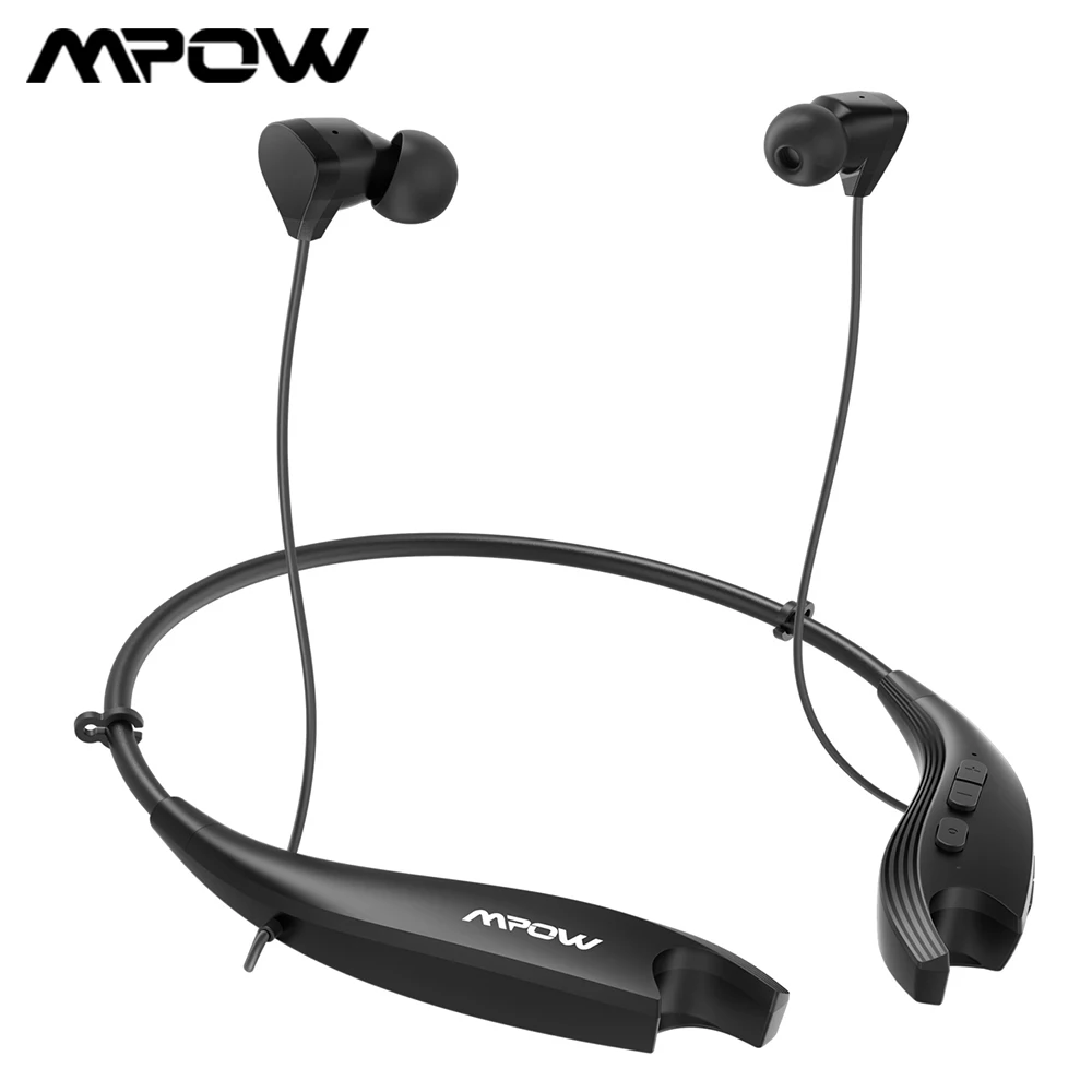 Улучшенные наушники Mpow Jaws Gen6 Bluetooth 5 0 Беспроводные спортивные с шейным ободом