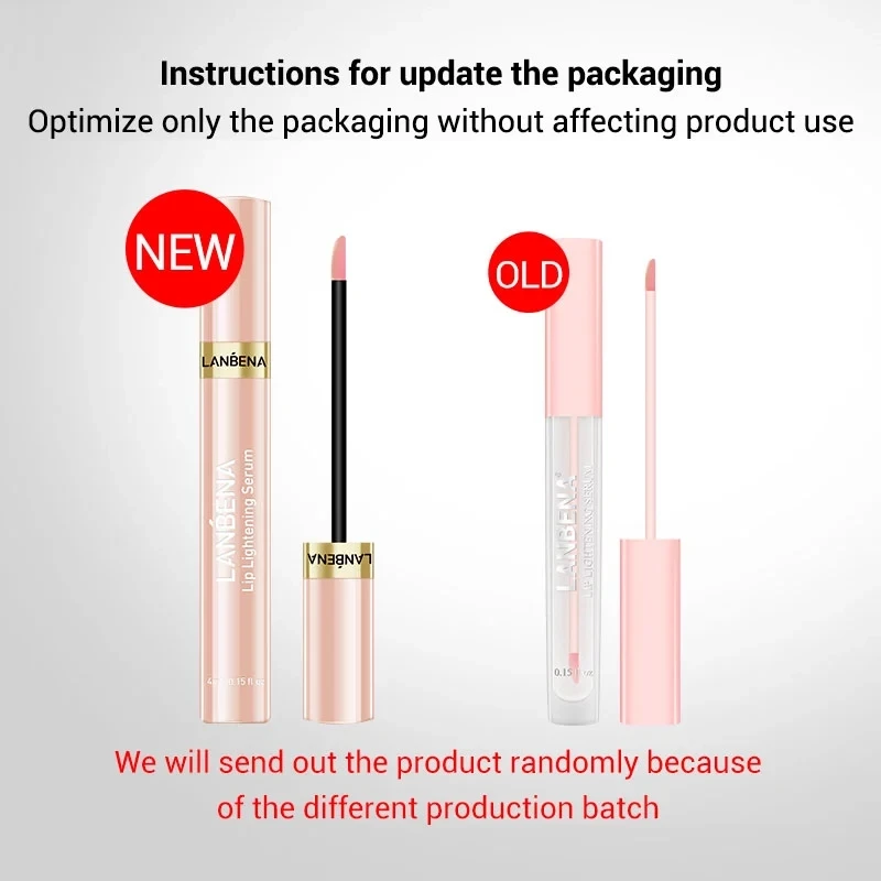 Сыворотка для губ LANBENA жидкий блеск осветления стойкая гладкая увлажняющая
