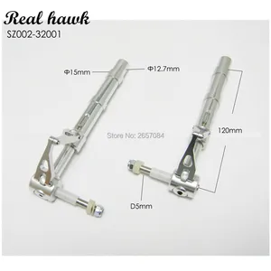 D12.7 мм алюминиевый сплав, антивибрационный шасси, металлический амортизатор, подходящий для модели rc, шасси, детали