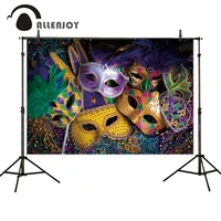 allenjoy mexico backdrop masquerade friends colorful dress up party carnival festival photo background photocall decoration