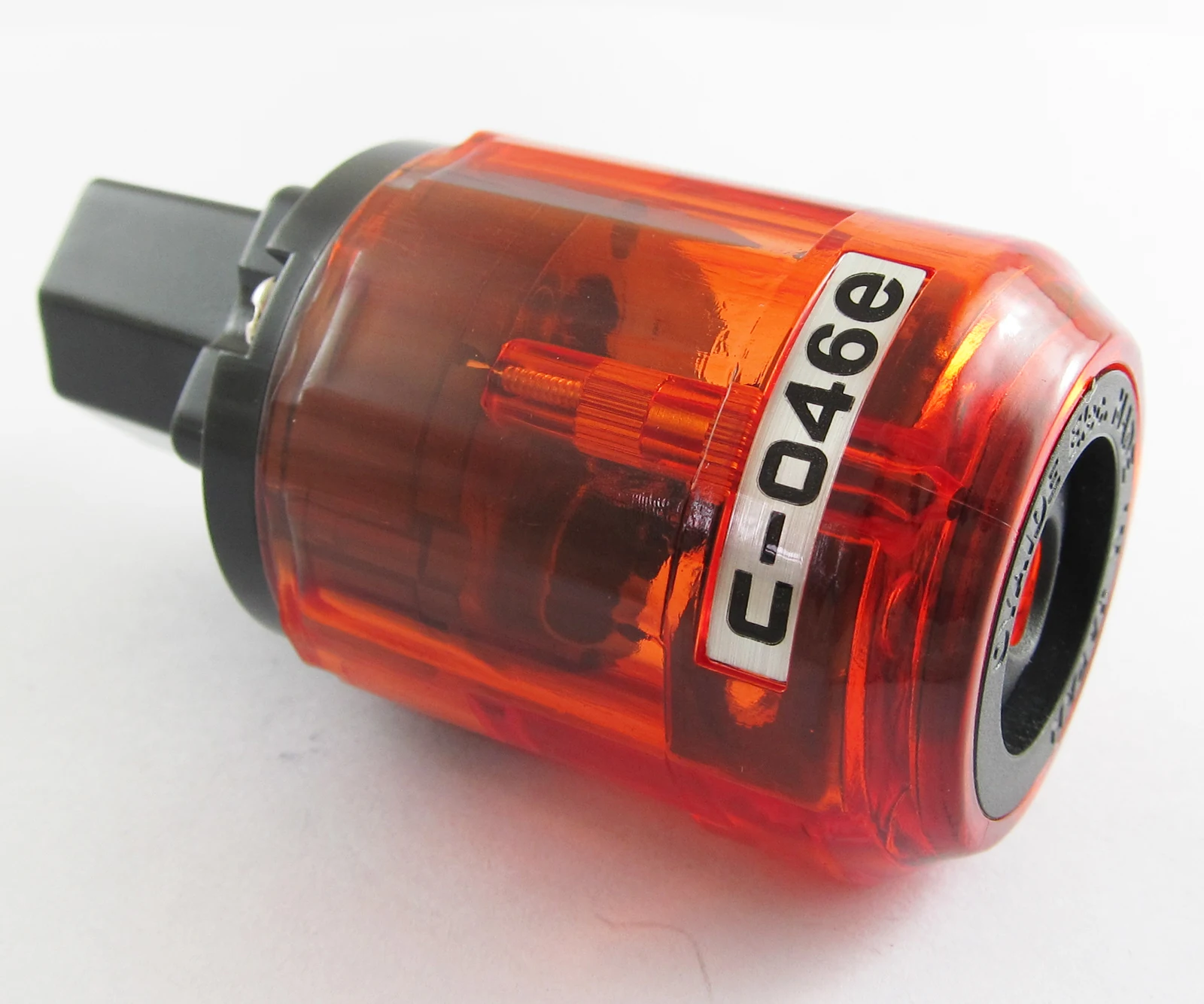 1 шт. латунный женский разъем IEC стандарта США 3 контакта для аудио прозрачный