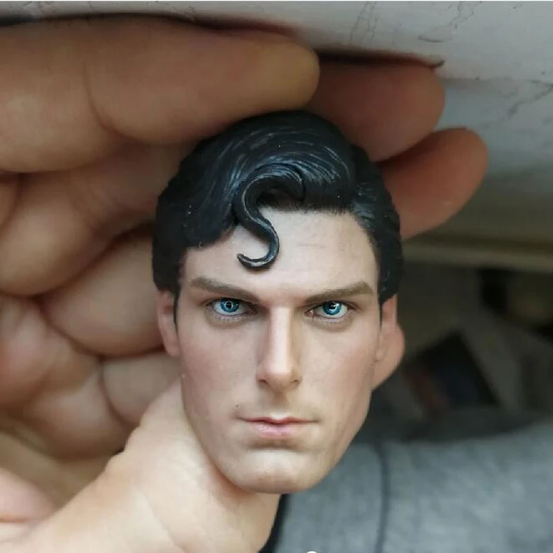 Delicate Painting Hot 1/6 Scale Classics Christopher Reeve Head Sculpt Fit 12&quot Figure | Action Figures